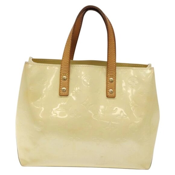 LOUIS VUITTON Monogram Vernis Reade PM Hand Bag Perle - Picture 2 of 15